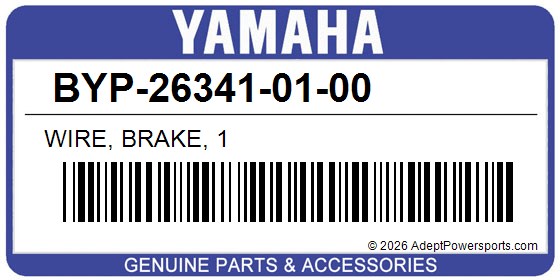 Yamaha BYP-26341-01-00 Wire, Brake, 1