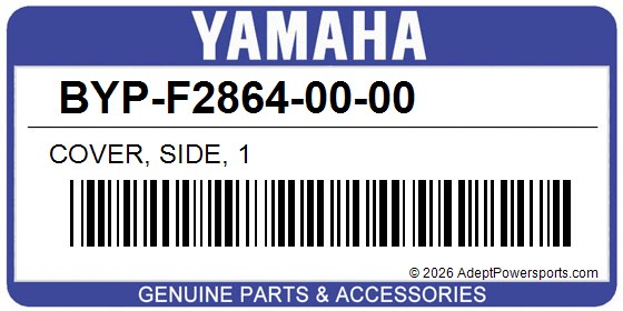Yamaha BYP-F2864-00-00 Cover, Side, 1