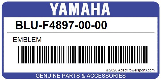 Yamaha BLU-F4897-00-00 Emblem