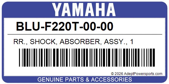 Yamaha BLU-F220T-00-00 Rr., Shock, Absorber, Assy., 1