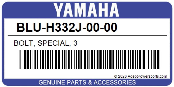 Yamaha BLU-H332J-00-00 Bolt, Special, 3