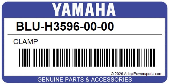 Yamaha BLU-H3596-00-00 Clamp