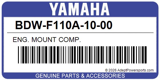 Yamaha BDW-F110A-10-00 Eng. Mount Comp.