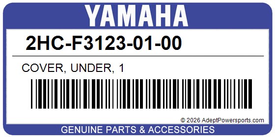 Yamaha 2HC-F3123-01-00 Cover, Under, 1