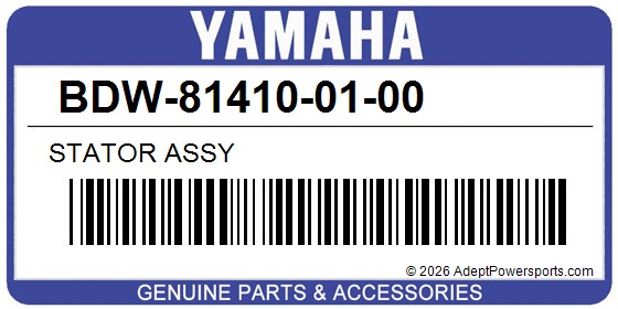 Yamaha BDW-81410-01-00 Stator Assy