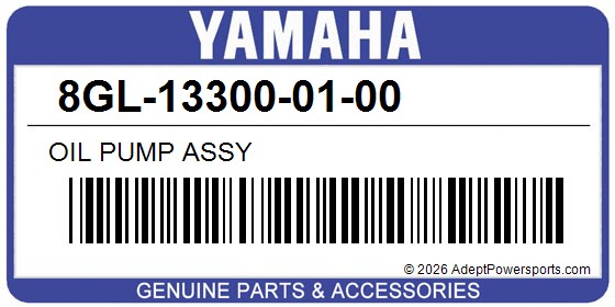Yamaha 8GL-13300-01-00 Oil Pump Assy