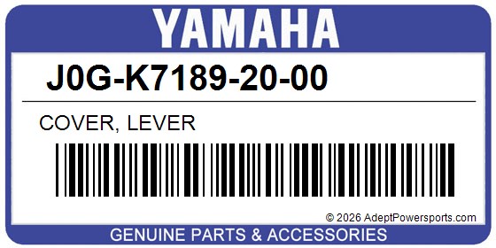 Yamaha J0G-K7189-20-00 Cover, Lever