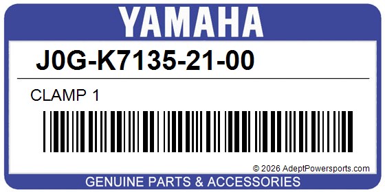 Yamaha J0G-K7135-21-00 Clamp 1