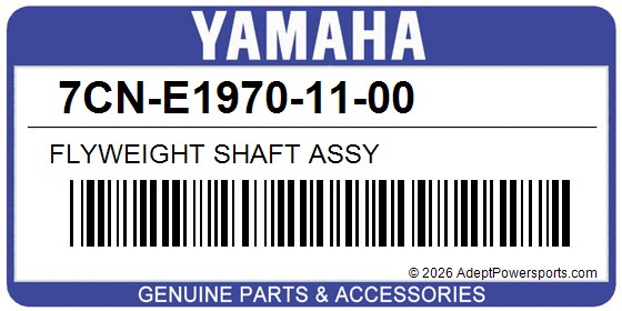 Yamaha 7CN-E1970-11-00 Flyweight Shaft Assy
