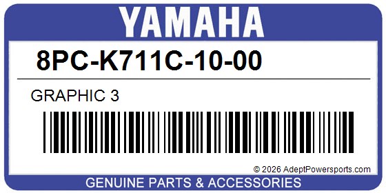 Yamaha 8PC-K711C-10-00 Graphic 3