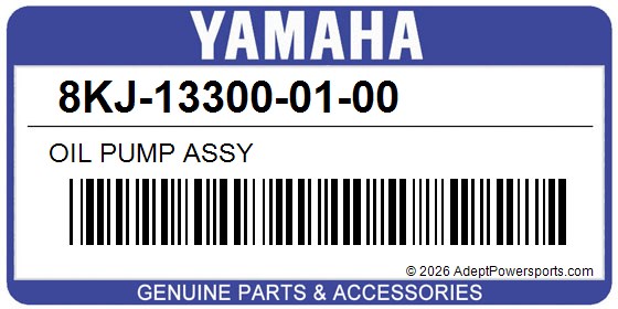 Yamaha 8KJ-13300-01-00 Oil Pump Assy