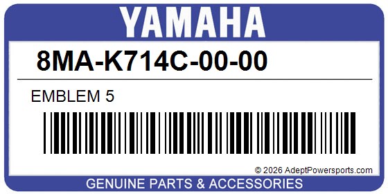 Yamaha 8MA-K714C-00-00 Emblem 5