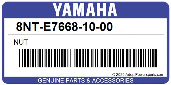 Yamaha 8NT-E7668-10-00 Nut