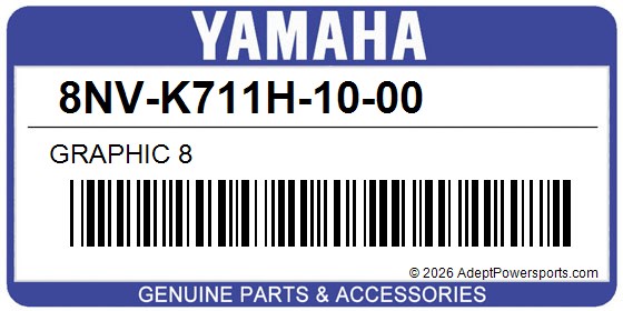 Yamaha 8NV-K711H-10-00 Graphic 8