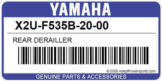 Yamaha X2U-F535B-20-00 Rear Derailler