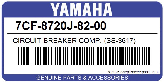 Yamaha 7CF-8720J-82-00 Circuit Breaker Comp. (Ss-3617)