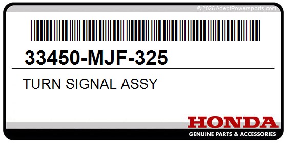 Honda 33450-MJF-325 Turn Signal Assy