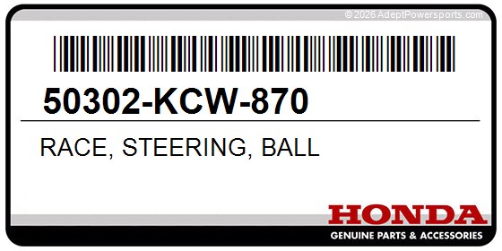 Honda 50302-KCW-870 Race, Steering, Ball