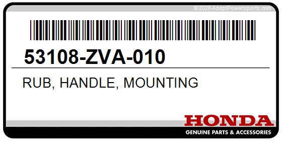 Honda 53108-ZVA-010 Rub, Handle, Mounting