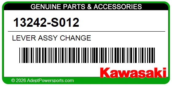 Kawasaki 13242-S012 Lever Assy Change
