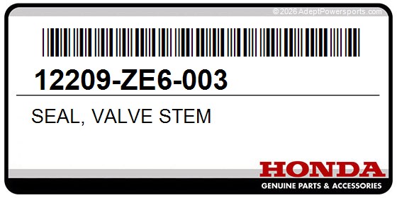 Honda 12209-ZE6-003 Seal, Valve Stem