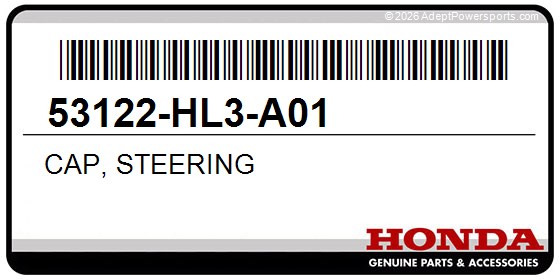 Honda 53122-HL3-A01 Cap, Steering