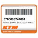 KTM 0760003247001 Radial Shaft Seal 32X47x7 Fkm75
