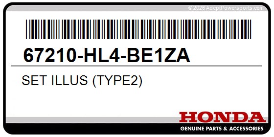 Honda 67210-HL4-BE1ZA Set Illus (Type2)
