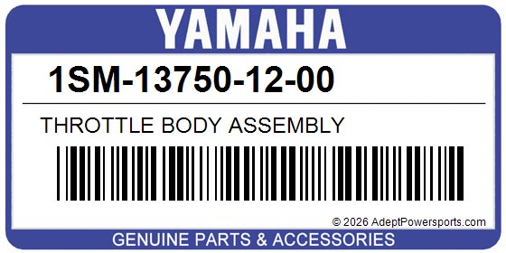 Yamaha 1SM-13750-12-00 Throttle Body Assembly