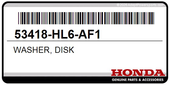 Honda 53418-HL6-AF1 Washer, Disk