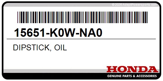 Honda 15651-K0W-NA0 Dipstick, Oil