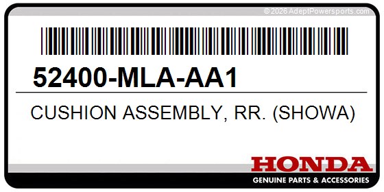 Honda 52400-MLA-AA1 Cushion Assembly, Rr. (Showa)