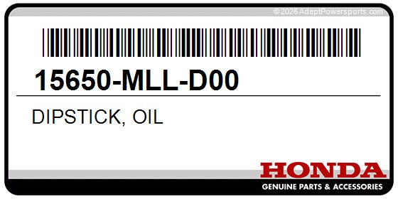 Honda 15650-MLL-D00 Dipstick, Oil