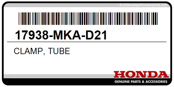 Honda 17938-MKA-D21 Clamp, Tube