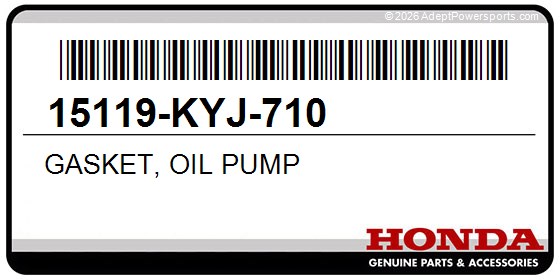 Honda 15119-KYJ-710 Gasket, Oil Pump