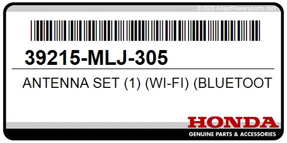Honda 39215-MLJ-305 Antenna Set (1) (Wi-Fi) (Bluetooth)