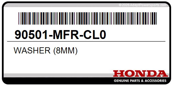 Honda 90501-MFR-CL0 Washer (8Mm)