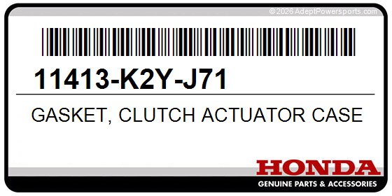 Honda 11413-K2Y-J71 Gasket, Clutch Actuator Case