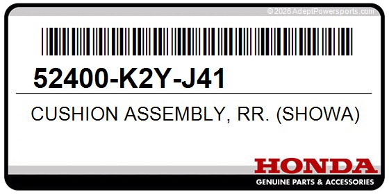 Honda 52400-K2Y-J41 Cushion Assembly, Rr. (Showa)