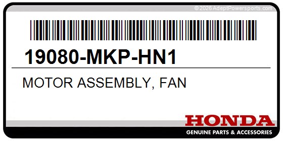 Honda 19080-MKP-HN1 Motor Assembly, Fan