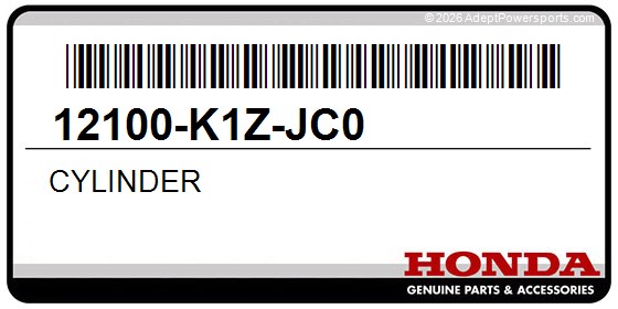 Honda 12100-K1Z-JC0 Cylinder