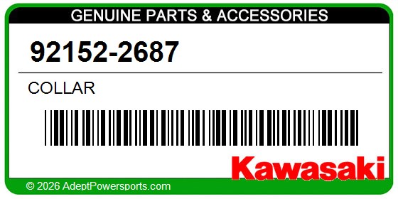 Kawasaki 92152-2687 Collar