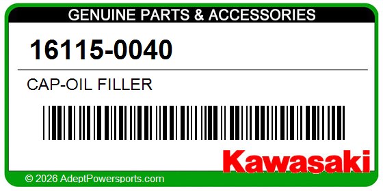 Kawasaki 16115-0040 Cap-Oil Filler