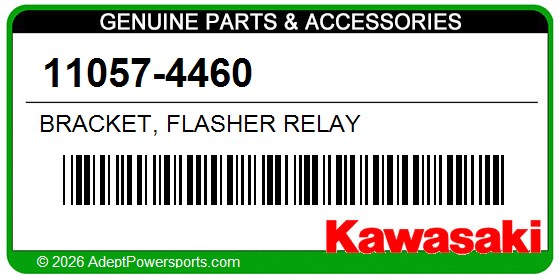 Kawasaki 11057-4460 Bracket, Flasher Relay