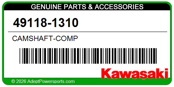 Kawasaki 49118-1310 Camshaft-Comp