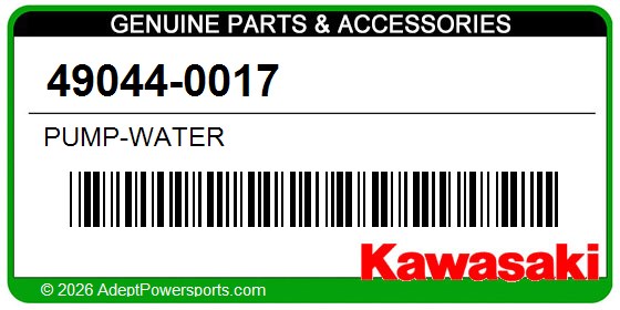 Kawasaki 49044-0017 Pump-Water