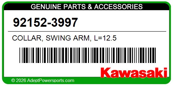 Kawasaki 92152-3997 Collar, Swing Arm, L=12.5