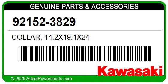 Kawasaki 92152-3829 Collar, 14.2X19.1X24
