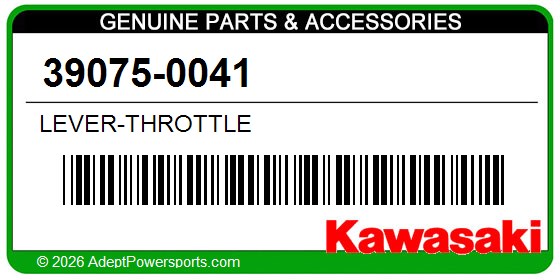 Kawasaki 39075-0041 Lever-Throttle