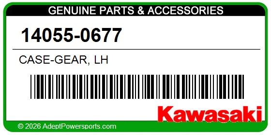 Kawasaki 14055-0677 Case-Gear, Lh